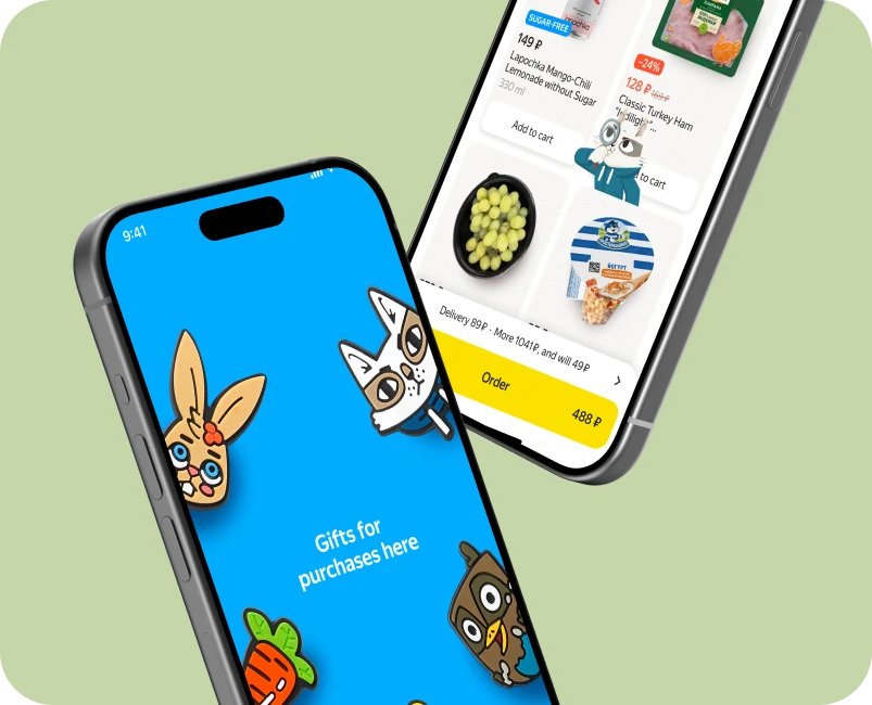 Yandex Lavka — Promotional Campaign mockup
